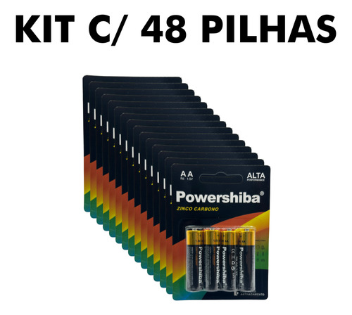 48 Pilhas Aa De Alta Performance Powershiba