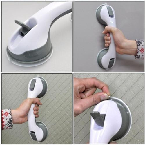 Imagen 5 de 5 de No Slip Succión Grip Manija Baño Ducha Mano Carril Barra De