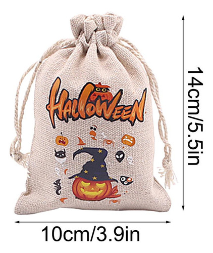 Bolsas De Regalos De Halloween Bolsa Con Cordón De Halloween