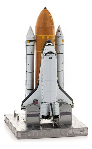 Quebra Cabeça Puzzle 3d Metal Ônibus Espacial Space Shuttle