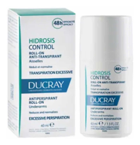 Antitranspirante Ducray Hidrosis Control Roll On 48 horas 40 Ml