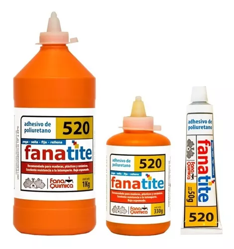 Adhesivo De Poliuretano / Fanatite520 Pegamento Madera 50grs