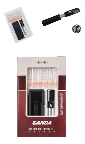 Filtro Tabaco Cigarro Reduce Alquitrán Boquilla Reutilizable