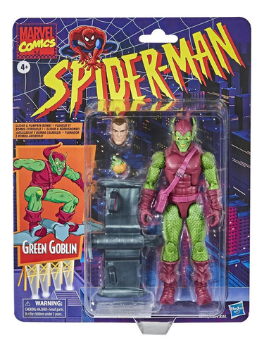 Figura Marvel Comics Spider Man Green Goblin Sellado