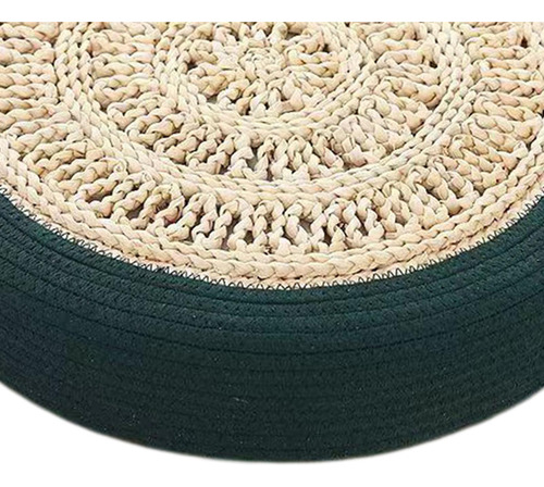 Tatami De Estilo Japonés, Cojín Para Suelo, Verde Oscuro