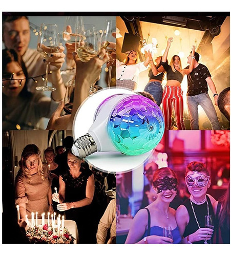 Combo Luces Dj Laser Lluvia + Bola Rayos Doble Led Giratoria