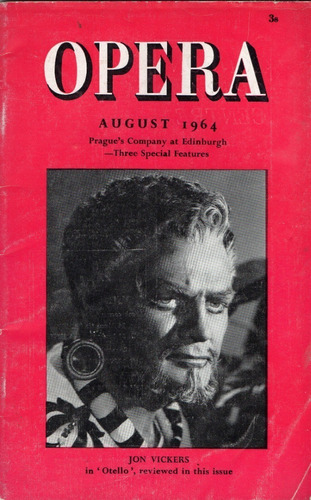 Revista Opera, August 1964, En Ingles