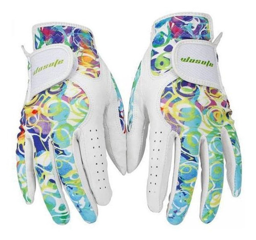 2x1 Par De Guantes De Golf Duraderos De Cuero Premium