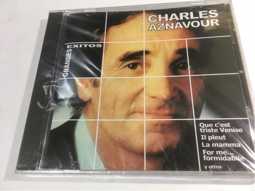 Charles Aznavour Grandes Éxitos Cd Nuevo Original Cerrado