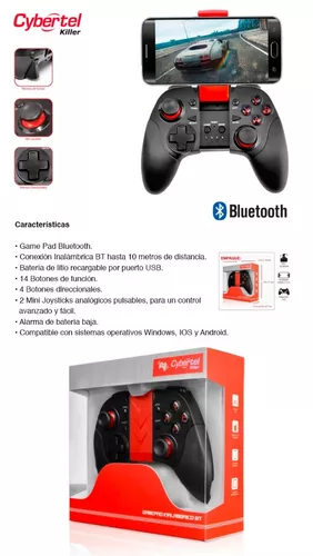 GamePad inalámbrico CYBERTEL G805BT Racer Bluetooth – COMPUTER HOUSE