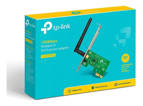 Imagen 3 de 3 de Tarjeta De Red Inalambrica Tp-link Tl-wn781nd Pcie 150mbps