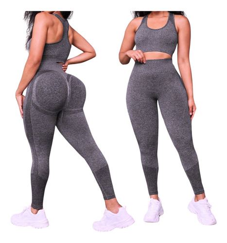 Conjunto Deportivo 2 Piezas Calza Top Yoga Gym 