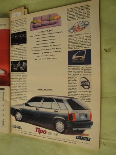 Publicidad Fiat Tipo Sx 1.6 Año 1994