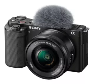 Camera Sony Zv-e10 + Lente 16-50mm 24,2 Mp 4k Nfe