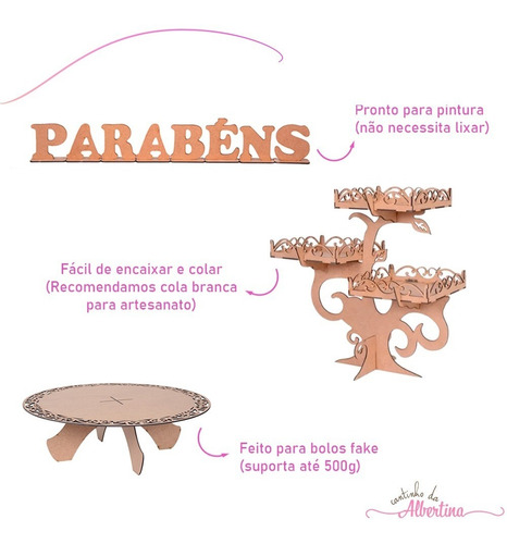Kit Mdf Festa Provençal Margarida Aniversário Envio 24 Hs