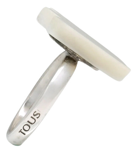 Anillo Tous Madre Perla De Plata 925 5 G Original Plata 6 (Usado)