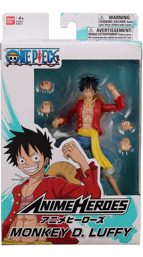 Anime Heroes - One Piece - Figura De Acción Monkey D. Luff.