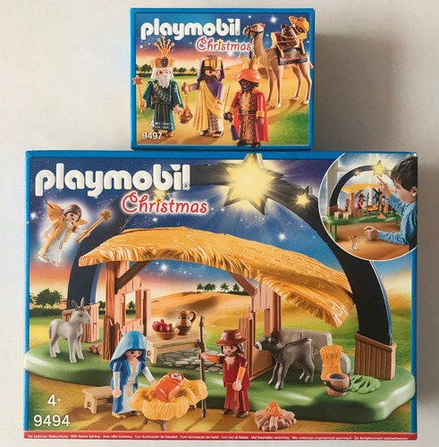 Set Nacimiento Con Reyes Magos Playmobil Christmas Navidad (Usado)