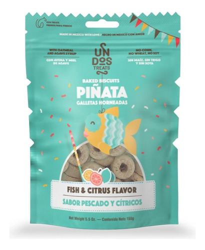 Premio Natural Perro Gourmet Galletas Pescado Y Citricos Udt