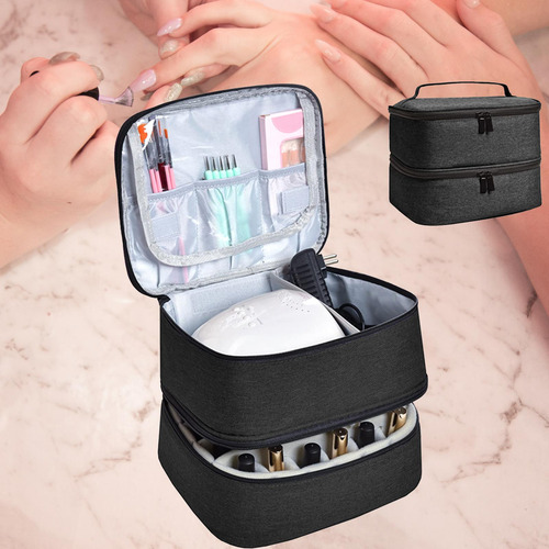 Organizador De La Bolsa De Almacenamiento De De Uñas