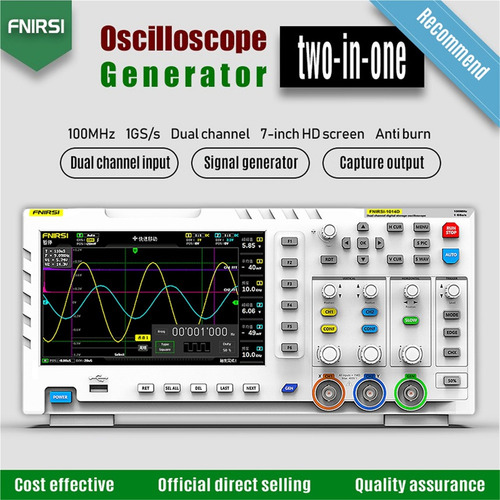 1014d Osciloscopio Digital 2 Canales 100mhz 1gsa/s 1g