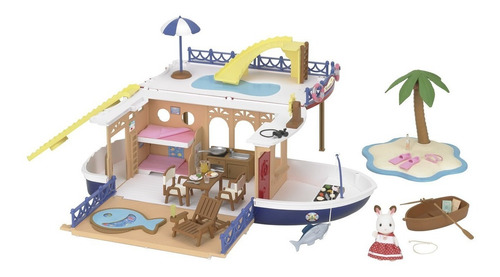 Barco Crucero Casa Con Accesorios Sylvanian Families 5206