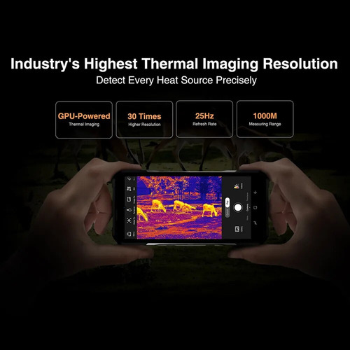 Doogee V20 Pro 5g Smartphone Resistente Desbloqueado, Cámara De Imagen Térmica, Dimensión 700 Octa Core 20gb+256gb, 6.4'' Amoled Pantalla