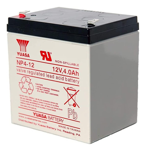 Yuasa Batería Np4-12 12 V 4ah Batería