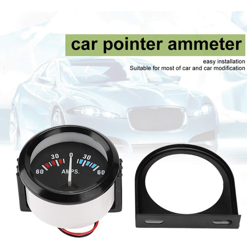 Acouto Dc 12 V Amperímetro Calibre 2 Pulgadas 2.047 In Amper