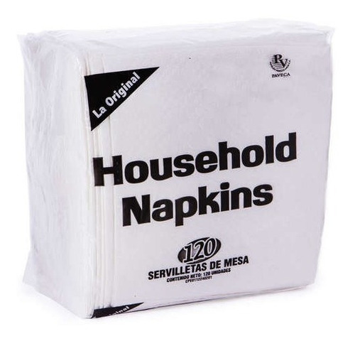 Servilleta De Mesa Household Napkins 12x120.