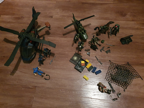 Set Muñecos De Acción Juguetes Bomberos Militares Policía