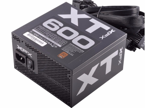 Fuente Xfx 600w Xt600 Full Wired 80 Plus Bronze Gamer