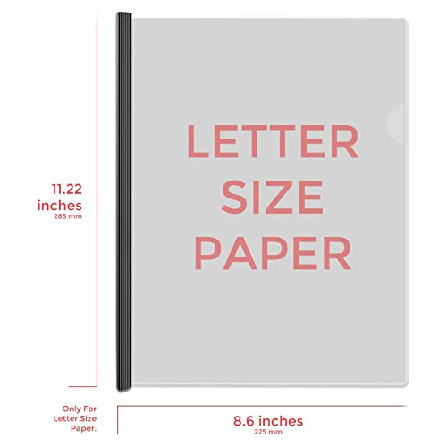 40 Fundas Transparentes Barras Deslizantes, Carpeta De ...