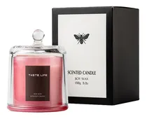 Comprar Velas Aromáticas De Cera De Soja Olor Rosa Terciopelo Ébano