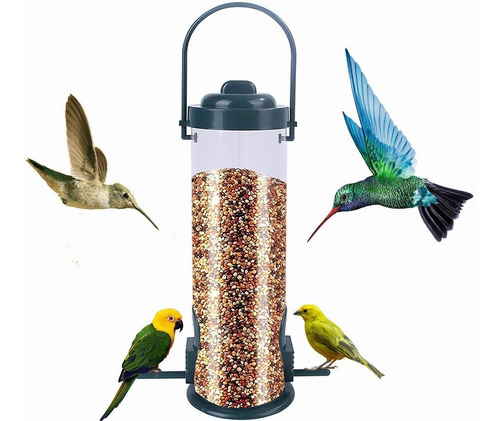 Comedero Para Aves Colgante Automático Interior Y Exterior