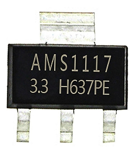 Regulador Ams1117 3.3v 1 Amper Sot-223 (5 Piezas)