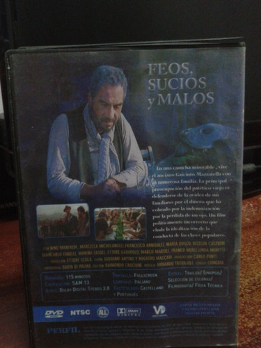 Coleccion-cine Italiano-mamma Roma-feos Sucios Y Malos-dvd