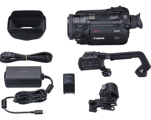 Filmadora Canon Xa75 Profissional 4k Hdmi 3g-sdi Dual-pixel Cor Preto