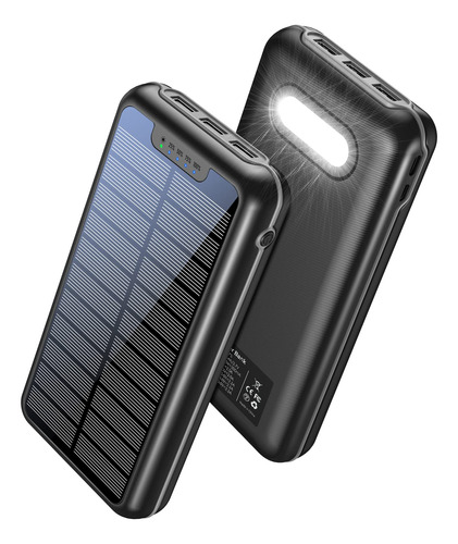 Banco Energia Solar 36000 Mah Cargador Portatil Ypwa 3 Dual