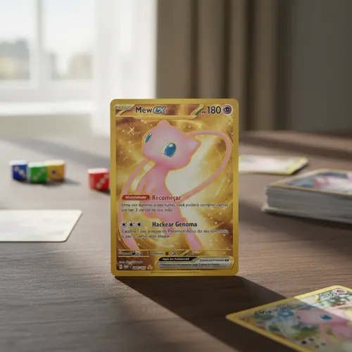 Carta Pokémon Lendário Mew Ex Dourado Escarlate Violeta 151