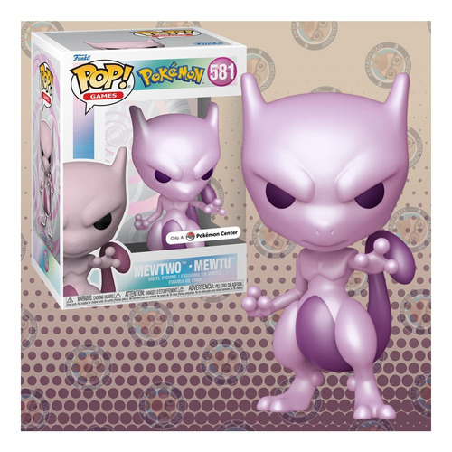 Funko Pop Mewtwo Pokémon #581 Aperlado Exclusivo Original