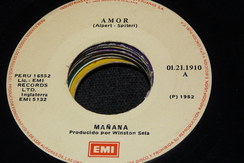 Jch- Grupo Mañana Amor / Amor Version Larga 45 Rpm