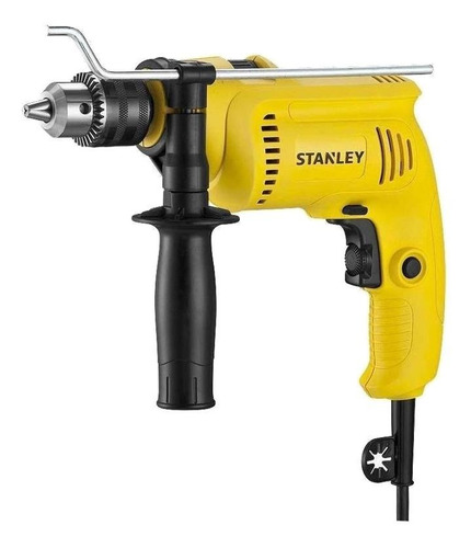 Imagen 1 de 2 de Taladro percutor atornillador eléctrico de 13mm Stanley SDH600 600W + accesorios 120V 60Hz