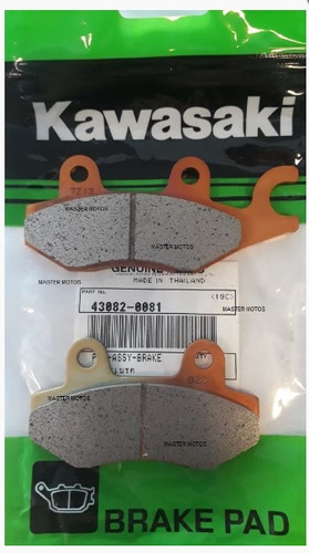 Pastilha Freio Trazeira/dianteira Original Ninja 300 /z300