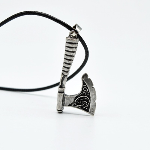 Colar Viking Machado De Batalha Seriado Vikings Dinamarquês
