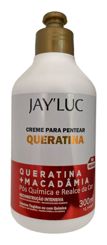 Crema Para Peinar Queratina+macadamia, Reconstrucción, 300ml