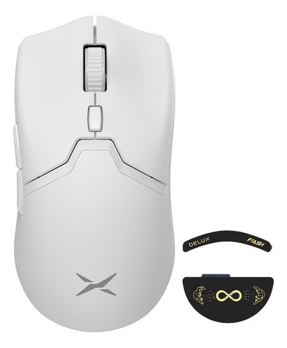 Mouse Delux M800 Pro Paw 3395 Cor Branco