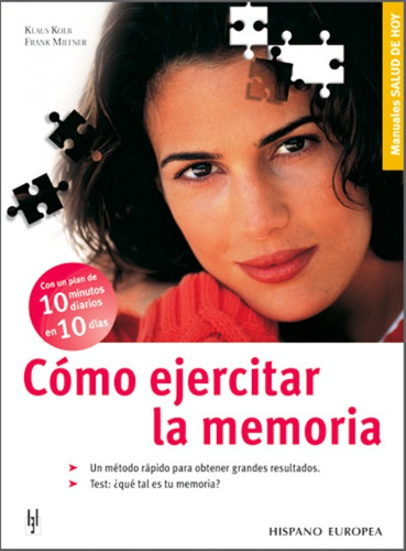 Memoria Como Ejercitar La, Klaus Kolb, Hispano Europea