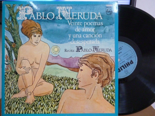 Pablo Neruda 20 Poemas De Amor Vinilo Argentino Promo