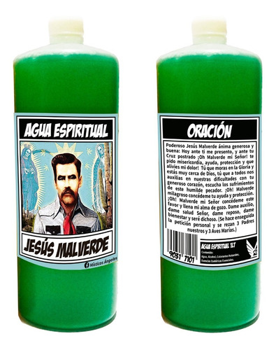 Agua Espiritual Jesús Malverde